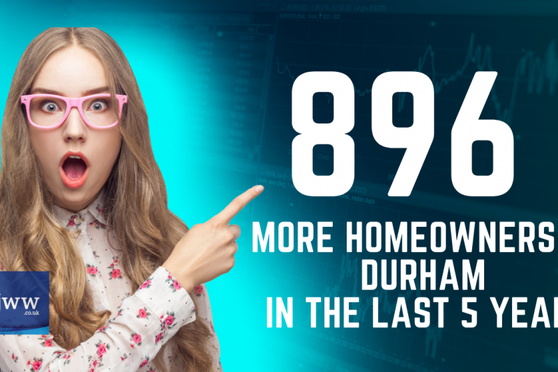 Durham Homeownership rockets by 896 homes in the last 5 years
